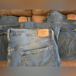3 Pairs Men’s Denizen from Levi’s 285 Relaxed W36L30 Jeans